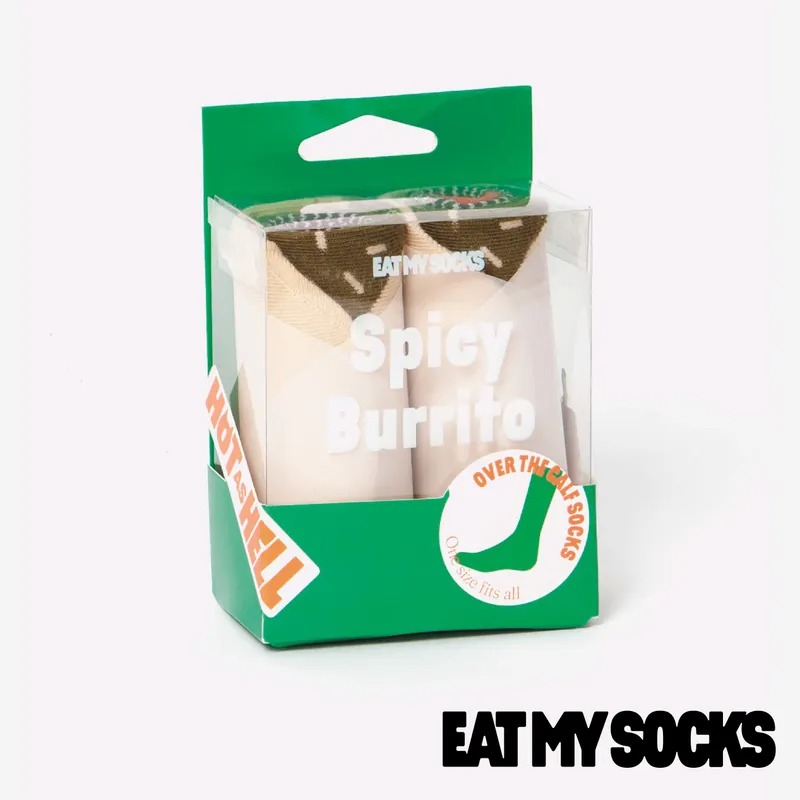 EAT MY SOCKS｜襪子｜快餐系列｜墨西哥捲餅◉70D036